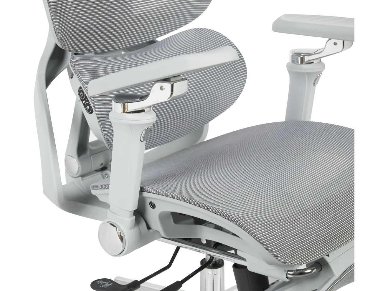 Кресло офисное STOOL GROUP TopChairs Prodigy с оттоманкой Серый арт. 4511305002