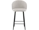 Стул полубарный STOOL GROUP Ханнингем Велюр жемчужный арт. 3487062608