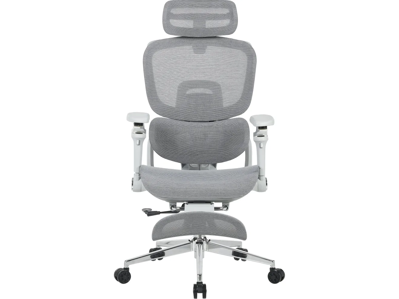 Кресло офисное STOOL GROUP TopChairs Prodigy с оттоманкой Серый арт. 4511305002