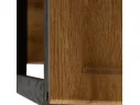 Стол журнальный Мебелик BeautyStyle 33 дуб вотан/черный/стекло черное арт. 2192069603