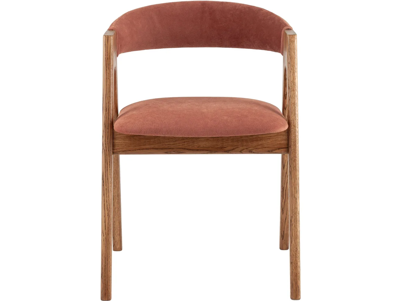 Стул STOOL GROUP Рен массив дуба Велюр терракотовый/Коньяк арт. 4948792706
