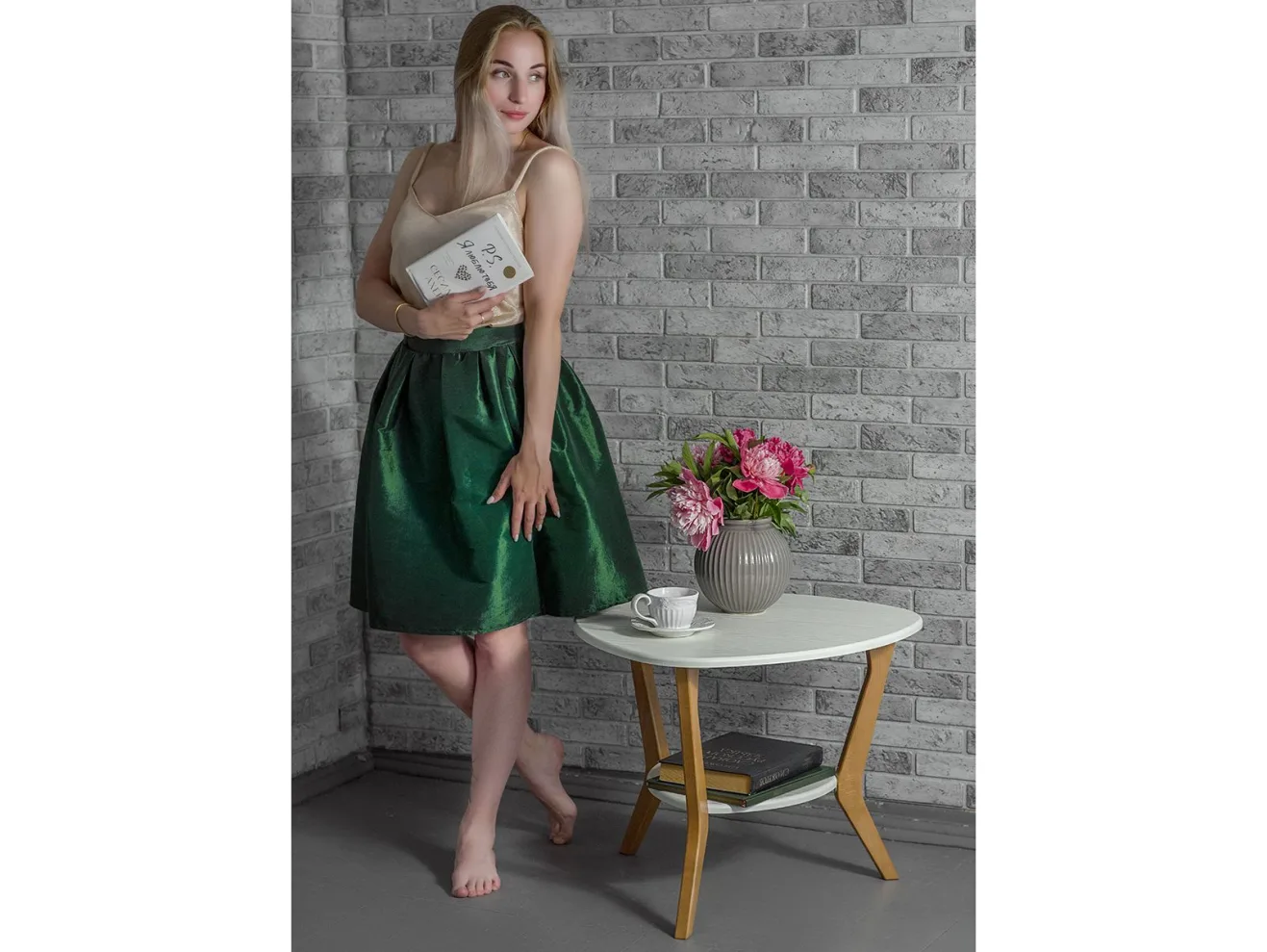 Стол журнальный Мебелик BeautyStyle 15 Белый/Бук арт. 7706744701