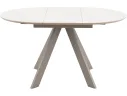 Стол STOOL GROUP Миндель круглый D100 керамика Белый глянец/Латте арт. 8858303401