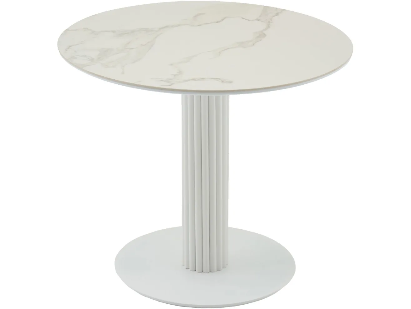 Стол STOOL GROUP Терралино круглый D90 керамика Белый/Белый арт. 5000420302