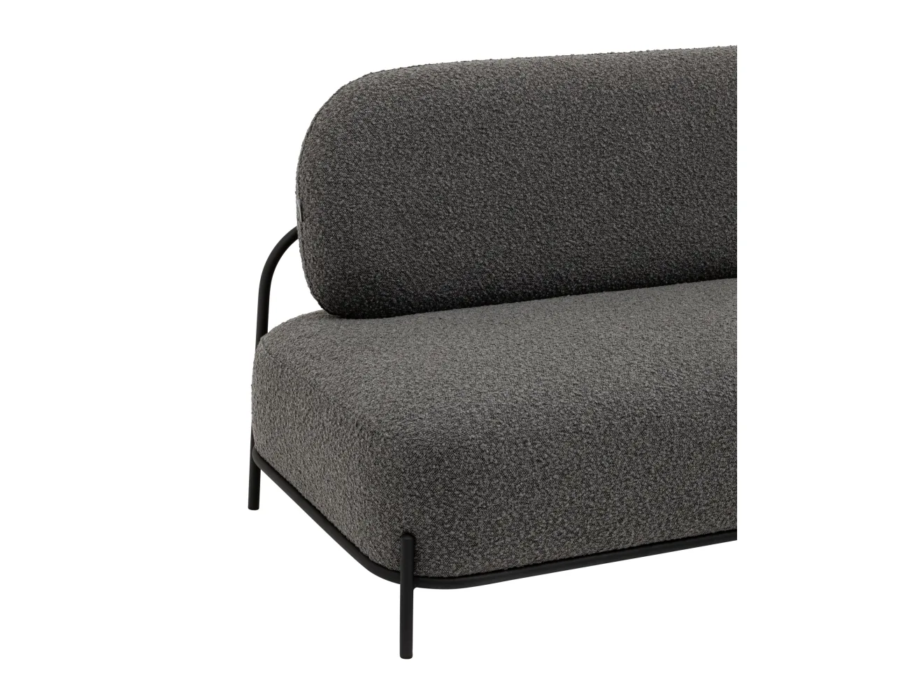 Диван STOOL GROUP Стоун New букле тёмно-серый арт. 7051543903