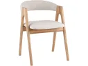 Стул STOOL GROUP Рен массив дуба Велюр кремовый/Бесцветный матовый арт. 4948792708