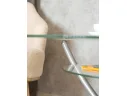 Стол журнальный Мебелик Дуэт 4 металлик/ прозрачное арт. 0299106701