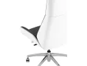 Кресло руководителя TopChairs Crown SN, серо-голубой, белый арт. 4088329903