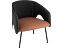 Кресло лаунж STOOL GROUP Afrida Рогожка тёмно-синий/терракот арт. 2871302606