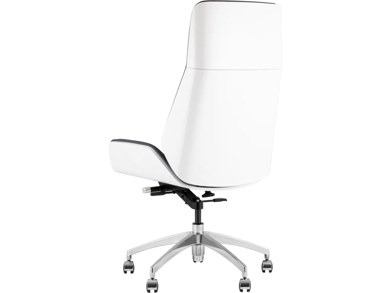 Кресло руководителя TopChairs Crown SN, серо-голубой, белый арт. 4088329903