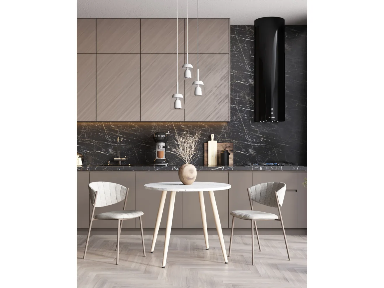 Стол обеденный STOOL GROUP Nymphaea D110 Терраццо арт. 2823716901