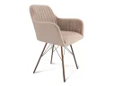 Стул Sheffilton SHT-ST38-1/S37 латте/медный металлик арт. 3993919802