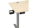 Стол STOOL GROUP с регулировкой высоты 110х60 Серый, столешница светлое дерево арт. 3301841204