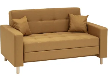 Диван-кровать STOOL GROUP Фрайдей Рогожка горчичный