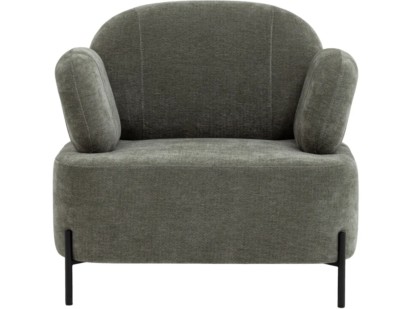 Кресло STOOL GROUP Кэнди с подлокотниками Шенилл зеленый арт. 9444525513
