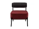 Кресло STOOL GROUP Ponpoun Темно-серый, бордо арт. 2206062203