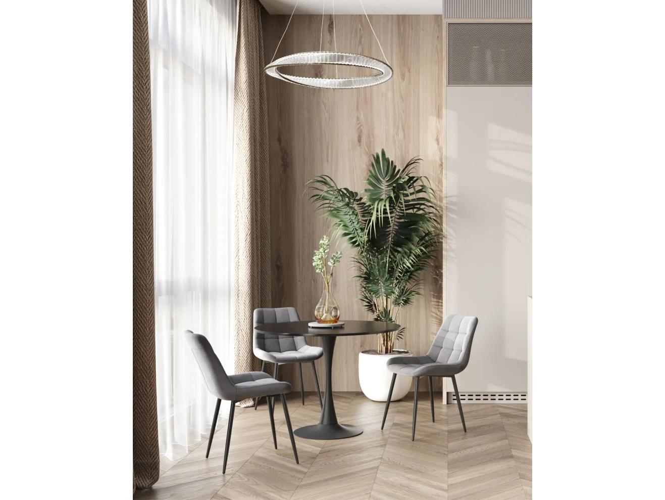 Стол STOOL GROUP Tulip D100 Черный арт. 3720384102