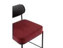 Стул полубарный STOOL GROUP Ponpoun Тёмно-серый, бордо арт. 1082097903