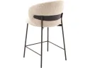 Стул полубарный STOOL GROUP Блейз Букле капучино, каркас серо-коричневый арт. 5591618407