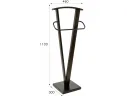Вешалка костюмная Мебелик ГАЛАНТ 344 черный/темно-коричневый арт. 5924894105
