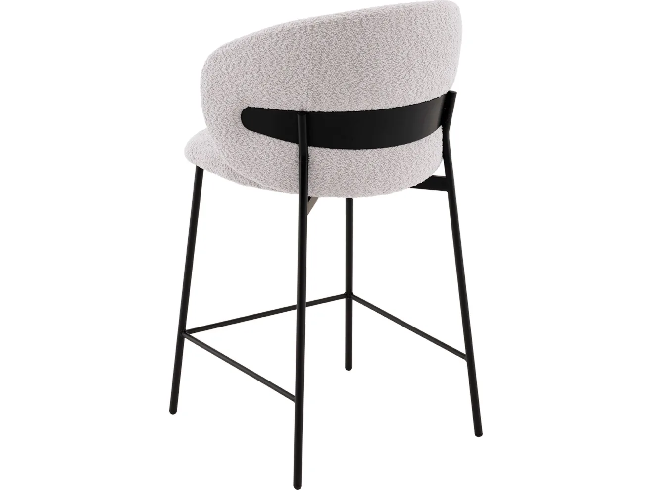 Стул полубарный STOOL GROUP Блейз Букле светло-серый арт. 5591618402