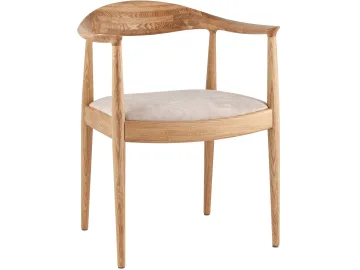 Стул STOOL GROUP Мокку массив дуба Велюр бежевый/Бесцветный матовый