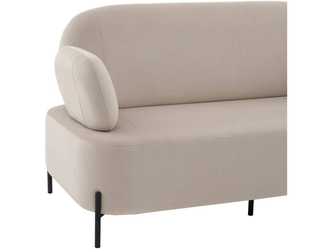 Диван STOOL GROUP Кэнди Велюр бежевый арт. 7111963909