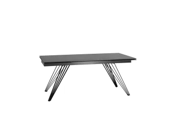 Стол обеденный Stool Group Пандора раскладной 180-280*90 Керамика темная