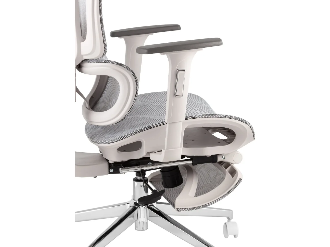 Кресло офисное STOOL GROUP TopChairs Nimbus Белая сетка, белый пластик арт. 5109421108