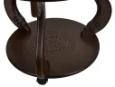 Стол журнальный Мебелик Грация (С) на колесах Темно-коричневый арт. 4281258002