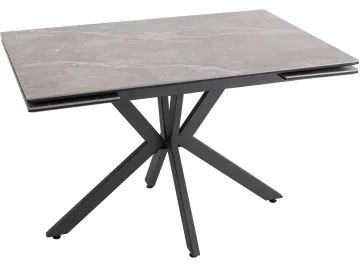 Стол обеденный STOOL GROUP Marmer 120-180/80/76 столешница МДФ16/керамика Антрацит