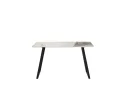 Стол обеденный STOOL GROUP Vermont 140*80 Керамика светлая, ножки черные арт. 5221151102