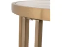 Стол журнальный STOOL GROUP Алиада 55*55 Светлая керамика/шампань арт. 8656458401