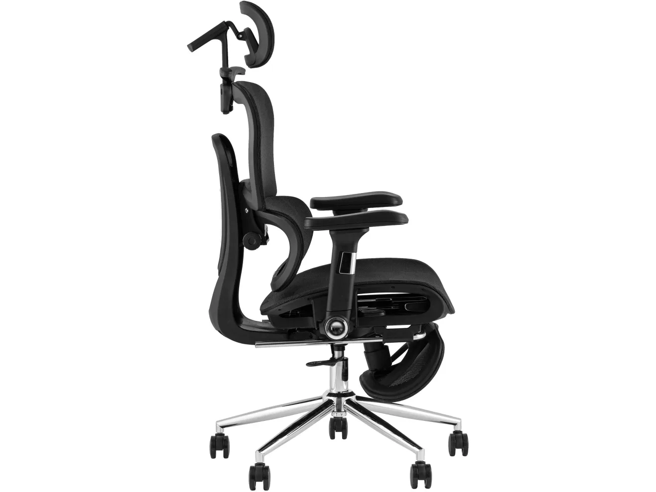 Кресло офисное STOOL GROUP TopChairs Stich с оттоманкой Черный арт. 5593111302