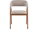 Стул STOOL GROUP Эйко массив дуба Велюр бежевый/Коньяк арт. 3438894606