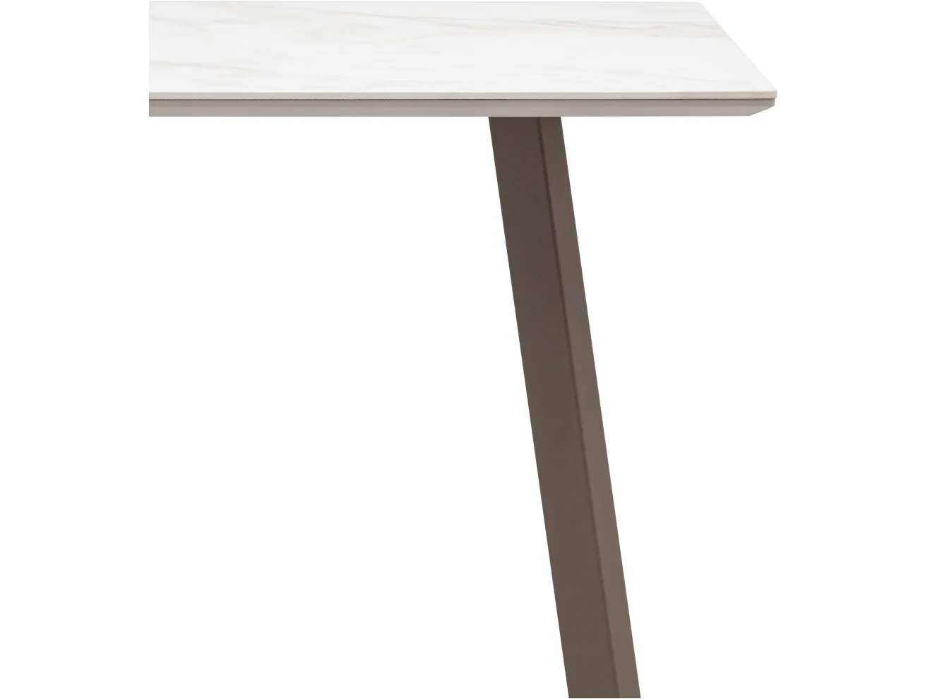 Стол обеденный STOOL GROUP Райли нераскладной 100/70/75 столешница МДФ/керамика Carla Larkin, подстолье капучино арт. 1183864604