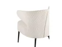 Кресло лаунж STOOL GROUP Royal Stripes Велюр молочный арт. 1582617901