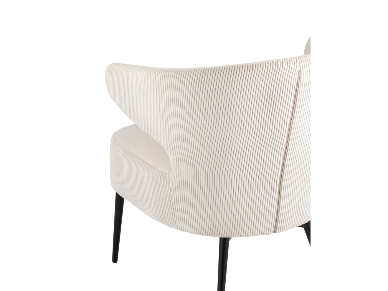 Кресло лаунж STOOL GROUP Royal Stripes Велюр молочный арт. 1582617901