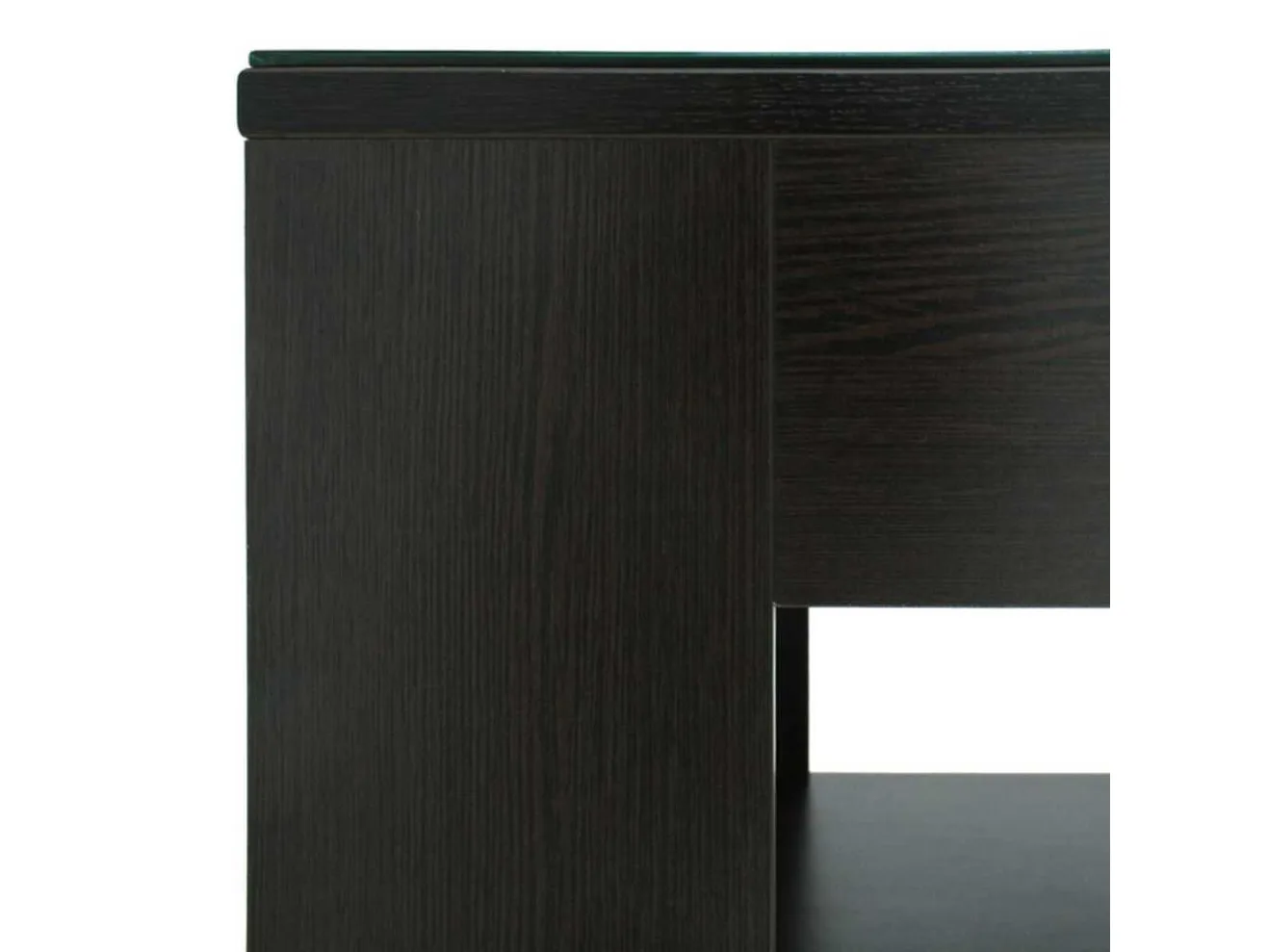 Стол журнальный Мебелик BeautyStyle 26 Венге/Стекло черное арт. 0286936702