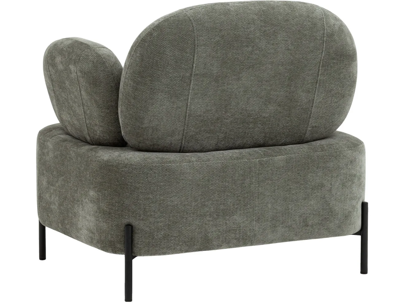 Кресло STOOL GROUP Кэнди с подлокотниками Шенилл зеленый арт. 9444525513