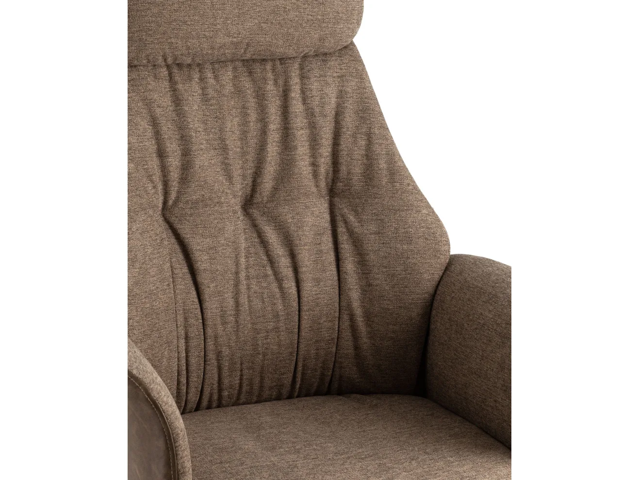 Кресло офисное STOOL GROUP TopChairs Neoma Экокожа/ткань коричневый арт. 3892516804