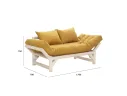 Диван Мебелик Бинго savana plus yellow/лак арт. 5591499201