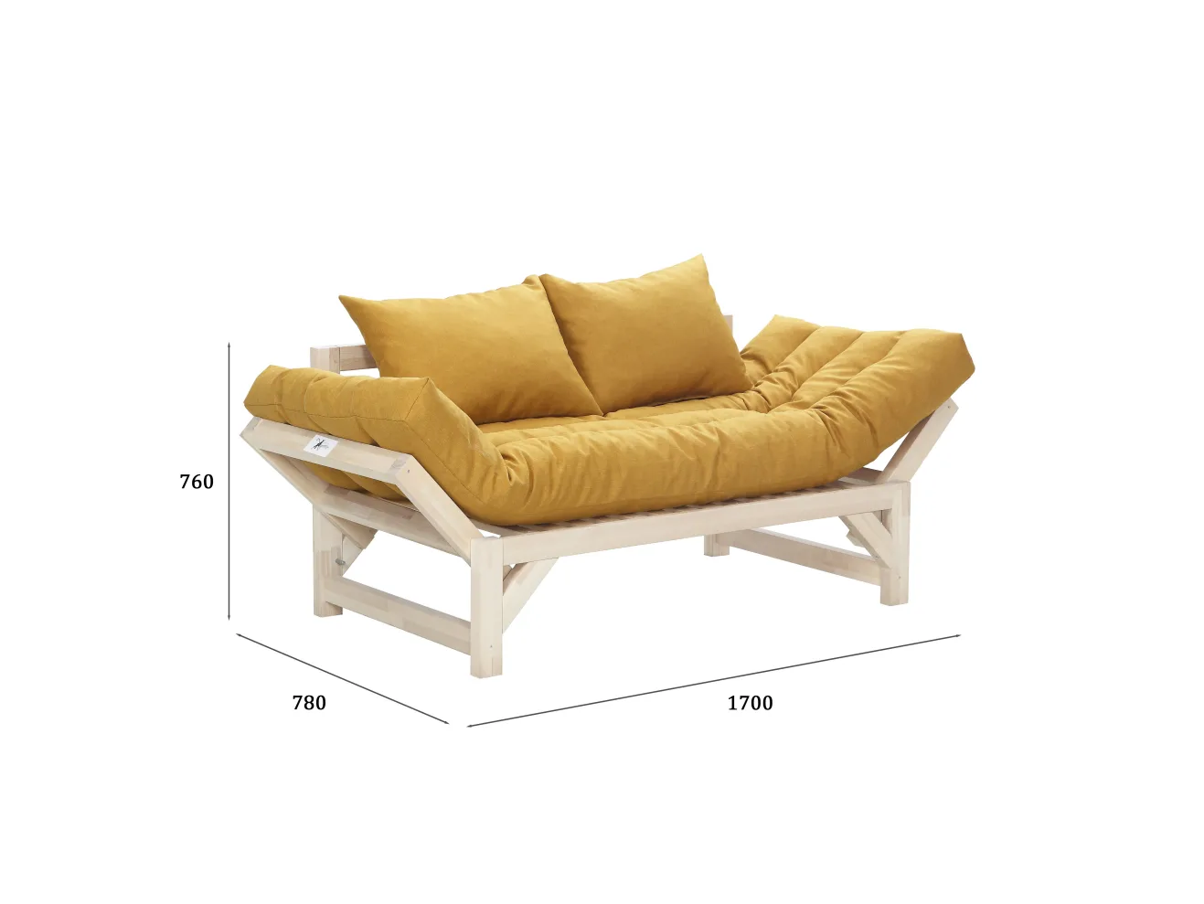 Диван Мебелик Бинго savana plus yellow/лак арт. 5591499201