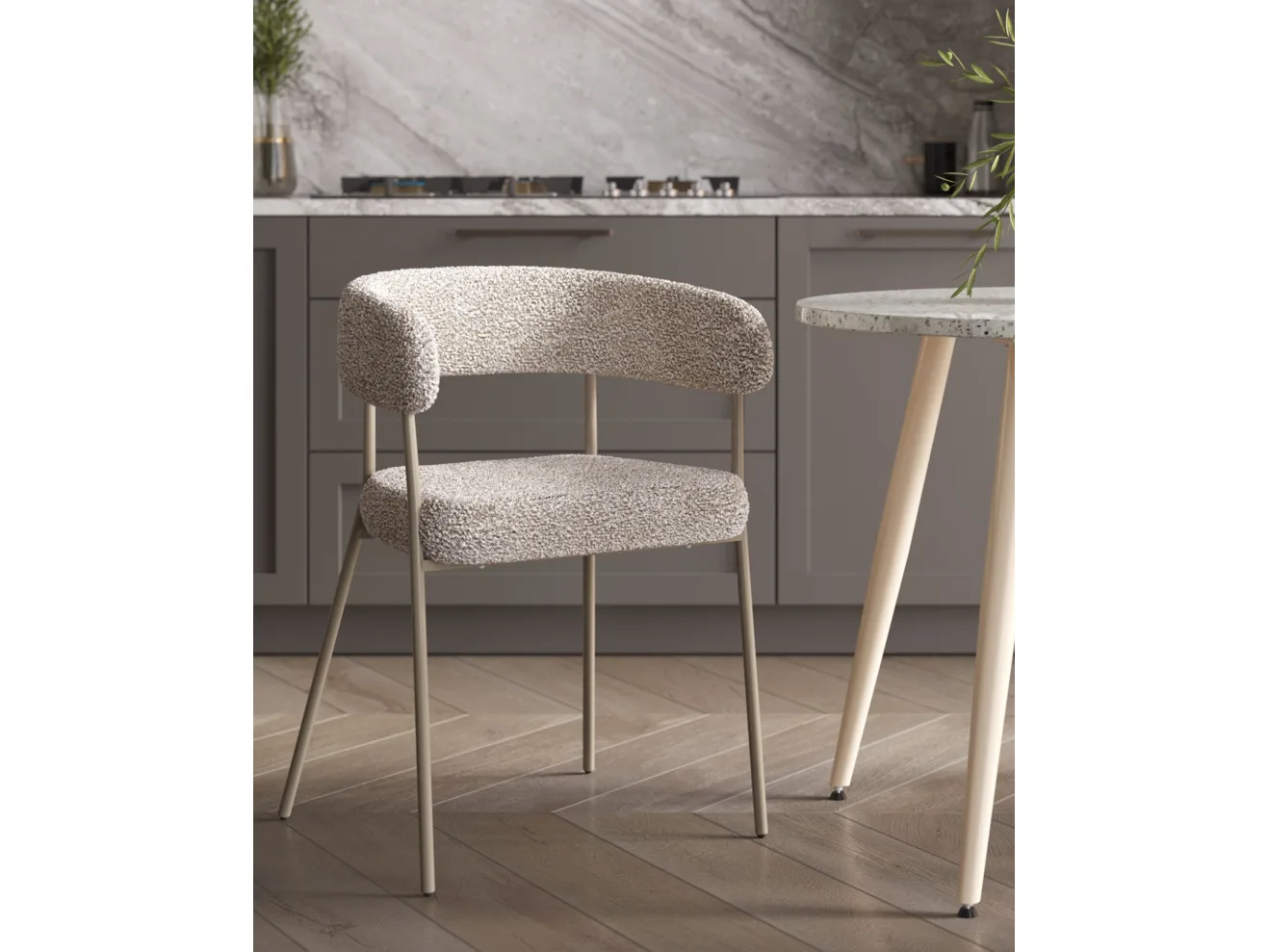 Стул обеденный STOOL GROUP Dambo Серый арт. 1449364701
