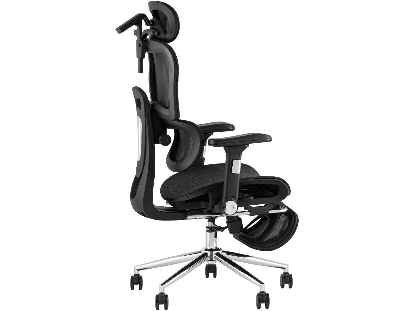 Кресло офисное STOOL GROUP TopChairs Stich с оттоманкой Черный арт. 5593111302