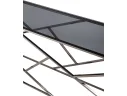 Консоль Stool Group АРТ ДЕКО 115х30 Стекло smoke/Сталь тёмный хром арт. 3299989504