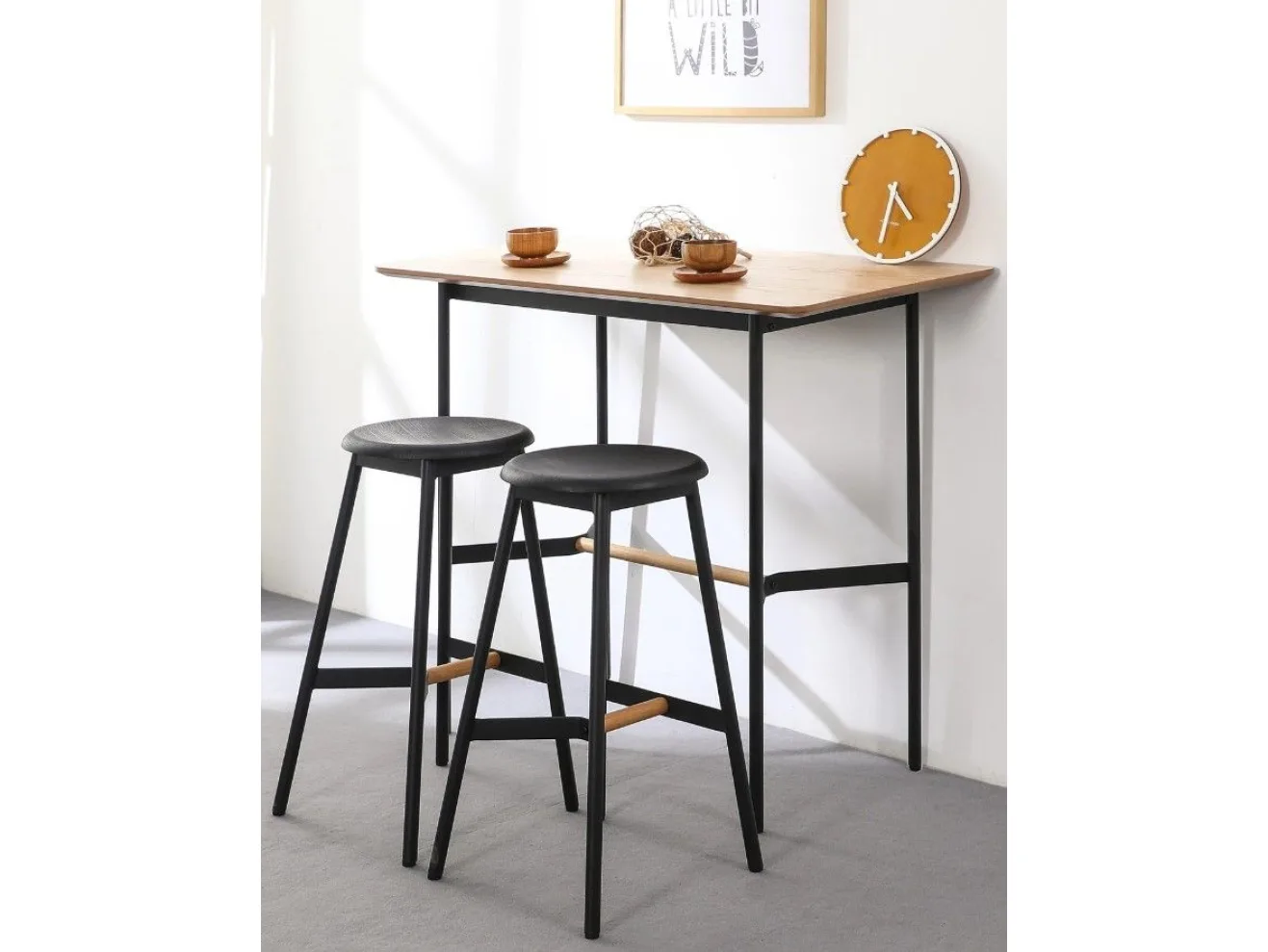 Стол барный STOOL GROUP Knobb 120*60 Светлое дерево арт. 1563904602