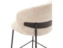 Стул полубарный STOOL GROUP Блейз Букле капучино, каркас серо-коричневый арт. 5591618407