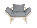 Кресло Мебелик Бинго браво grey/лак арт. 6951680902
