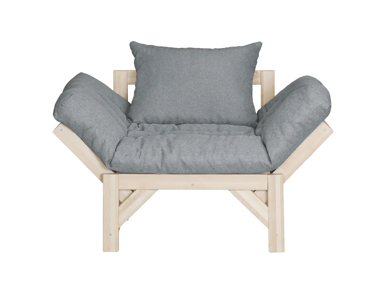 Кресло Мебелик Бинго браво grey/лак арт. 6951680902